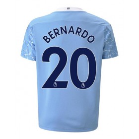 Camisolas de futebol Manchester City Bernardo Silva 20 Equipamento Principal 2020/21 Manga Curta